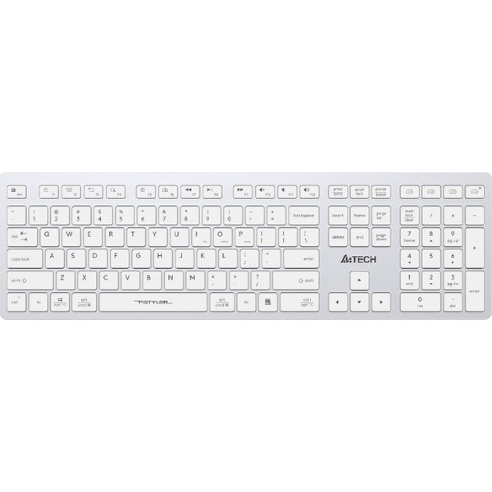 A4 Tech FBX50C Fstyler Şarj Edilebilir FN Multimedya Bluetooth & 2.4Ghz Kablosuz Q Türkçe Klavye-Beyaz Oyuncu Klavyesi Fiyatı