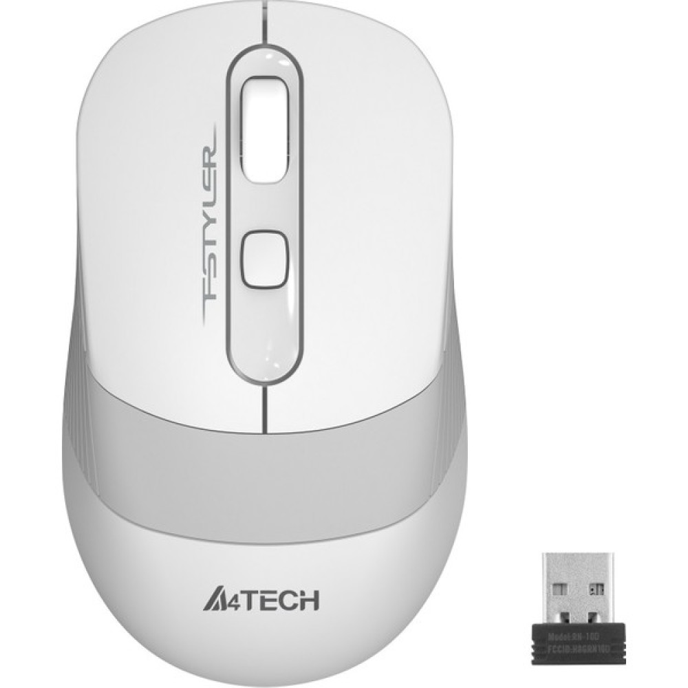 A4 Tech FG10 Kablosuz 2000DPI USB Beyaz Mouse - Gri Klavye - Mouse Fiyatı