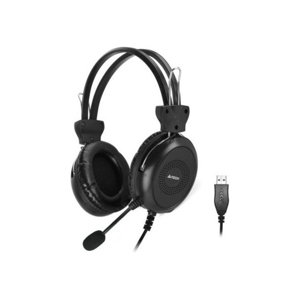 A4Tech A4 Tech Hu-30 Mikrofonlu Kulaklık USB - Siyah Kulak Üstü Kulaklık Fiyatı