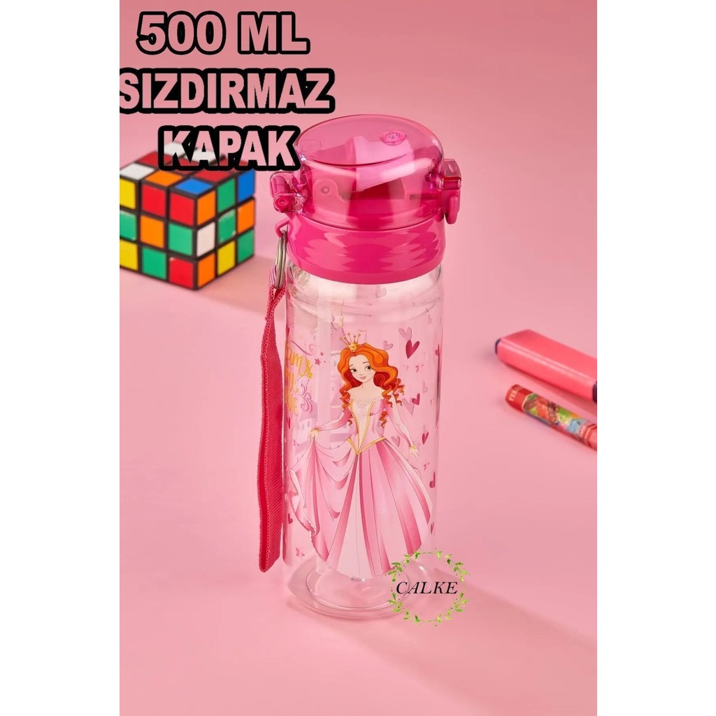 A&A Çocuk Matara Suluk 500 ml Pipetli Sağlıklı Polikarbon Malzeme Suluk Fiyatı