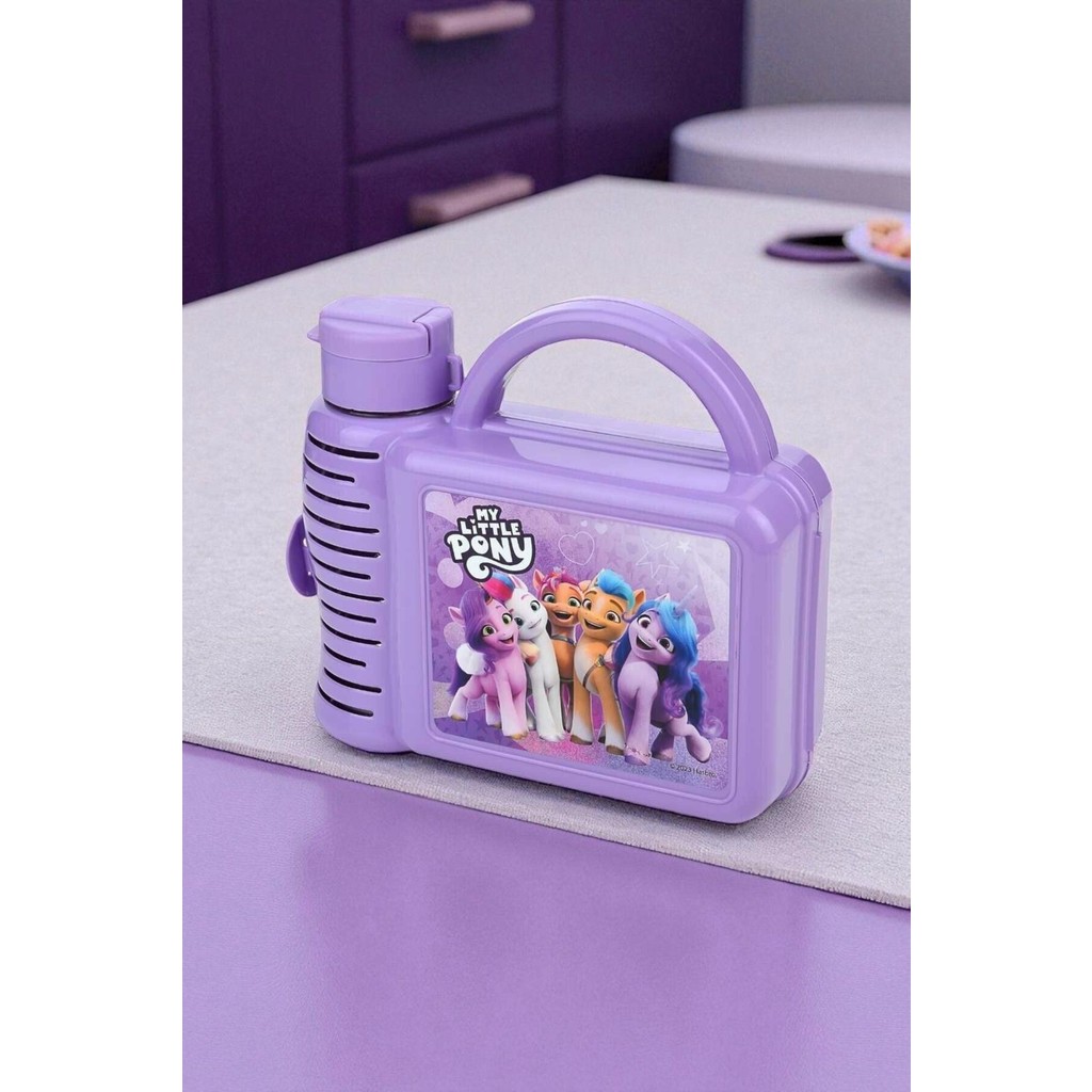 A&A My Little Pony Mataralı Beslenme Kabı Dayanıklı Plastik Malzemeden Üretilmiş Kolay Temizlenebilir Beslenme Çantası Fiyatı