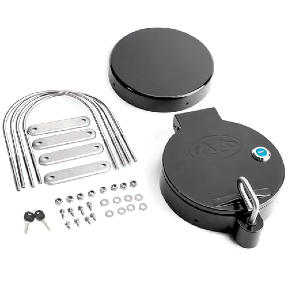 AA Products Universal Conduit Carrier Kit Fit 8" PVC Pipe, No Drilling Required, Black
