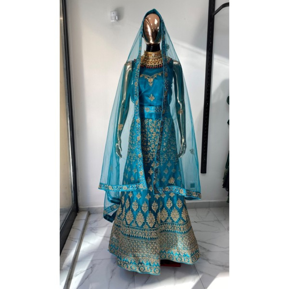 Aashivs Collection Kına Elbisesi - Hint Elbisesi - Kaftan - Lehenga Gelinlik Fiyatı