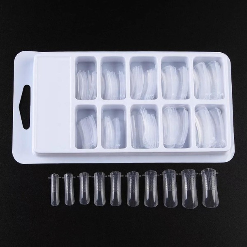 Aba Nails 100 Tipsli Poly Gel Tırnak Üst Formu - Şeffaf Tırnak Bakımı Fiyatı