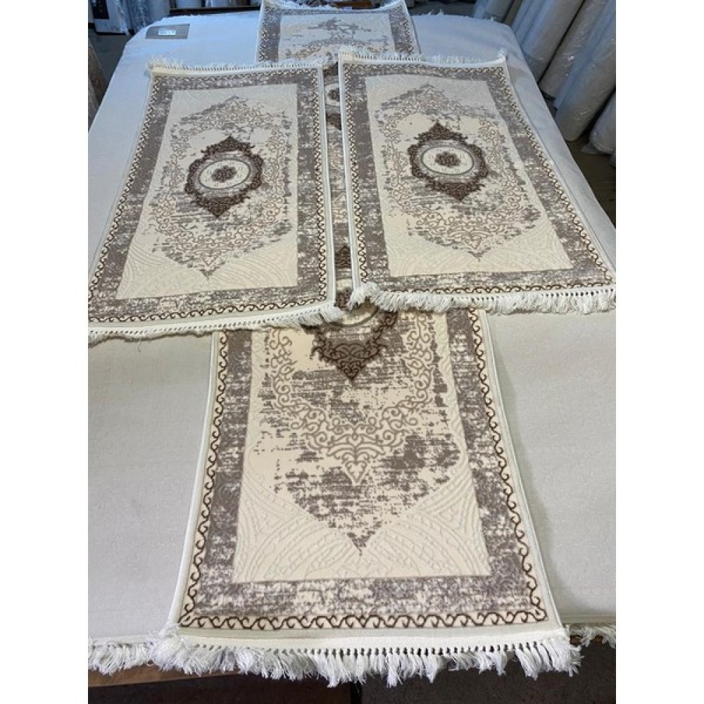 Abant The Carpet Abant 3'lü Yatak Odası Takımı - Vizon - 80 x 300 cm Salon Halısı Fiyatı