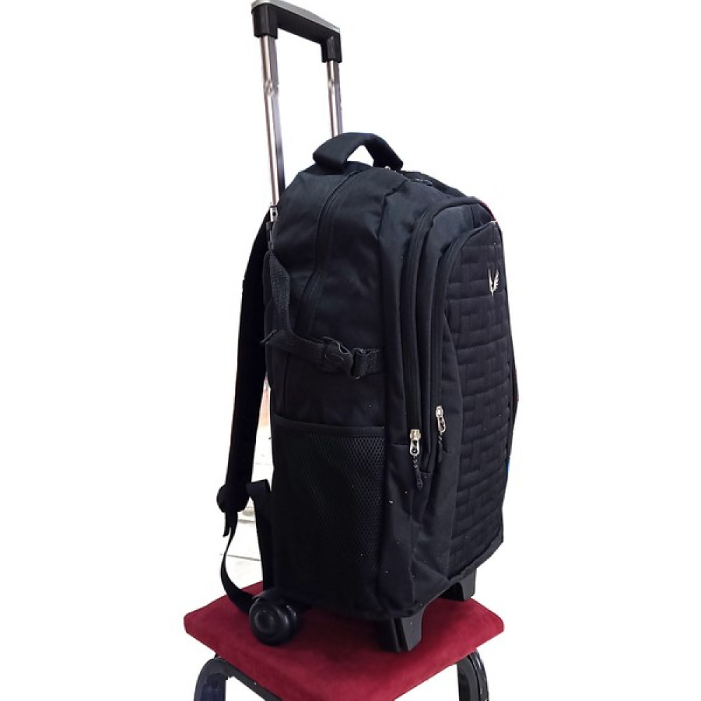 AbbasShop Çekçekli Tekerlekli Askılı Seyahat Çantası Sırt Çantası Siyah Çanta (Outdoor) Fiyatı