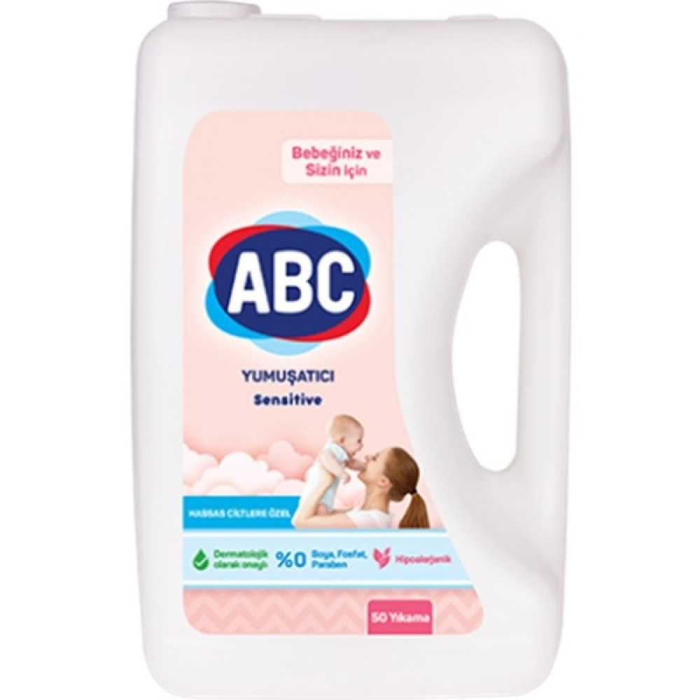 Abc Çamaşır Yumuşatıcı 5lt Sensitive - 5 lt Yumuşatıcı Fiyatı