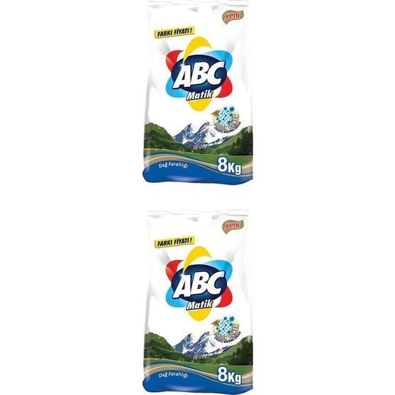 ABC Dağ Ferahlığı 2 x 8 kg Çamaşır Deterjanı Çamaşır Deterjanı Fiyatı