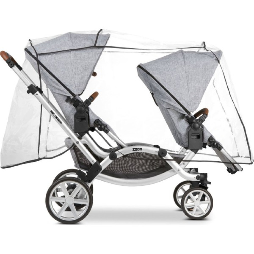ABC Design İkiz Bebek Arabası Yağmurluk - İkiz Bebek Arabası Yağmurluğu (ABC Design "ZOOM" ile uyumlu) Bebek Arabası-Puset Aksesuarı Fiyatı