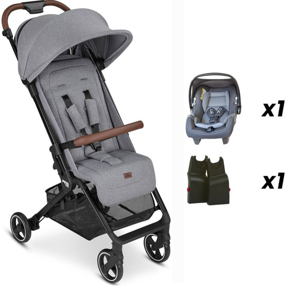 ABC Design Ping Tin - Kabin Boy Bebek Arabası Travel Set (Jixy Antrasit Ana Kucağı ile) - Silver Grey Bebek Arabası-Puset Aksesuarları Fiyatı