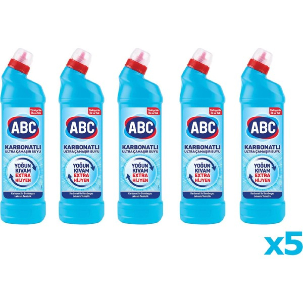 Abc Karbonatlı Ultra Yoğun Kıva mlı Çamaşır Suyu - 750 ml. - 5 Adet - 750 ml Oto Boyaları Fiyatı