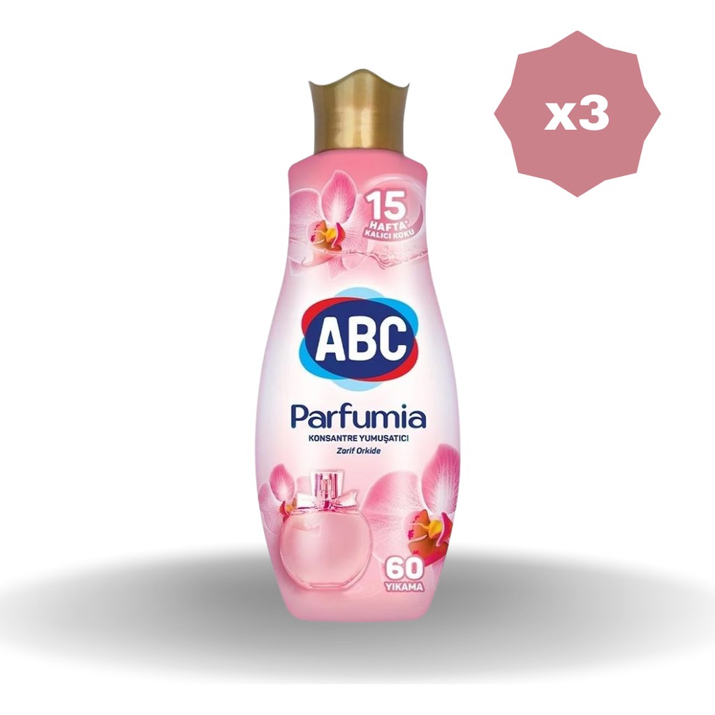Abc Konsantre Yumuşatıcı Zarif Orkide 1440 ml - (3 Adet) - 1,4 lt Çamaşır Yıkama Fiyatı