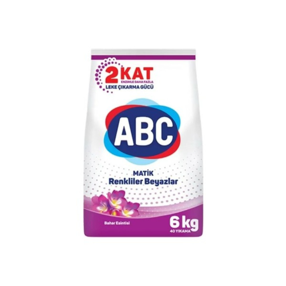 Abc Matik 6 kg Bahar - Renkli ve Beyaz Çamaşır Deterjanı Fiyatı