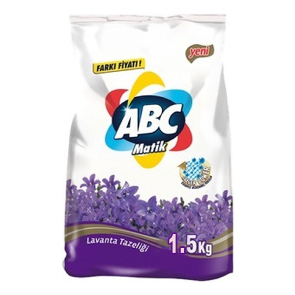 Abc Matik Lavanta Tazeliği 1,5 kg Çamaşır Deterjanı Fiyatı