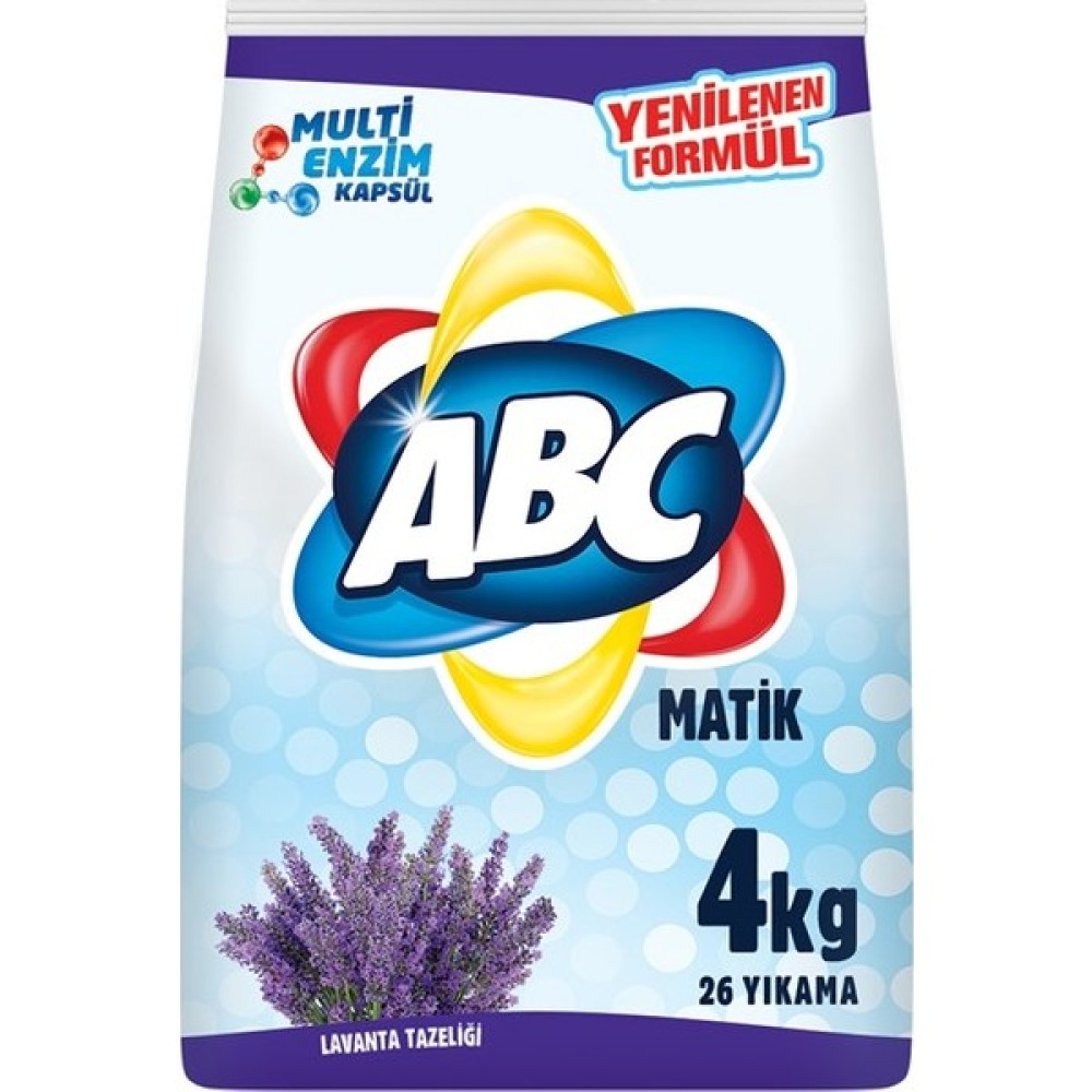 Abc Matik Toz Deterjan Lavanta Tazeliği 4 kg Çamaşır Deterjanı Fiyatı