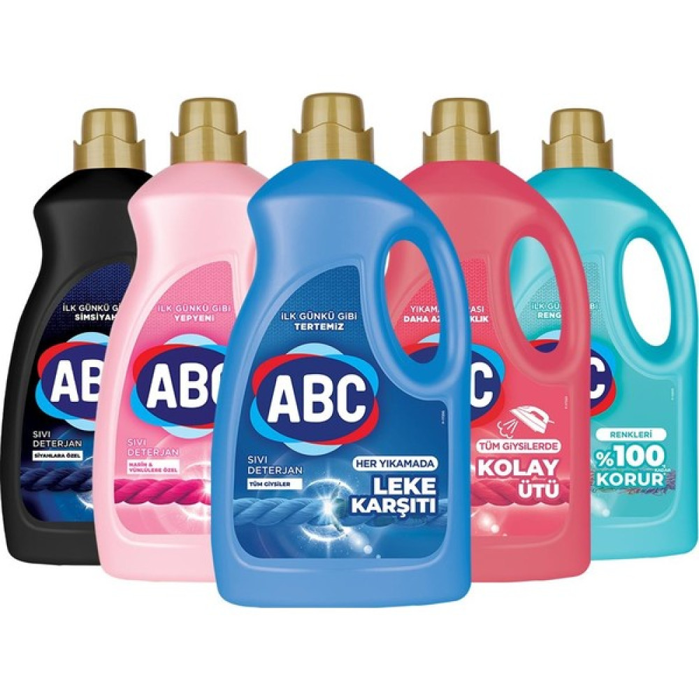 Abc Sıvı Çamaşır Deterjan Karma Set 5'li Çamaşır Deterjanı Fiyatı