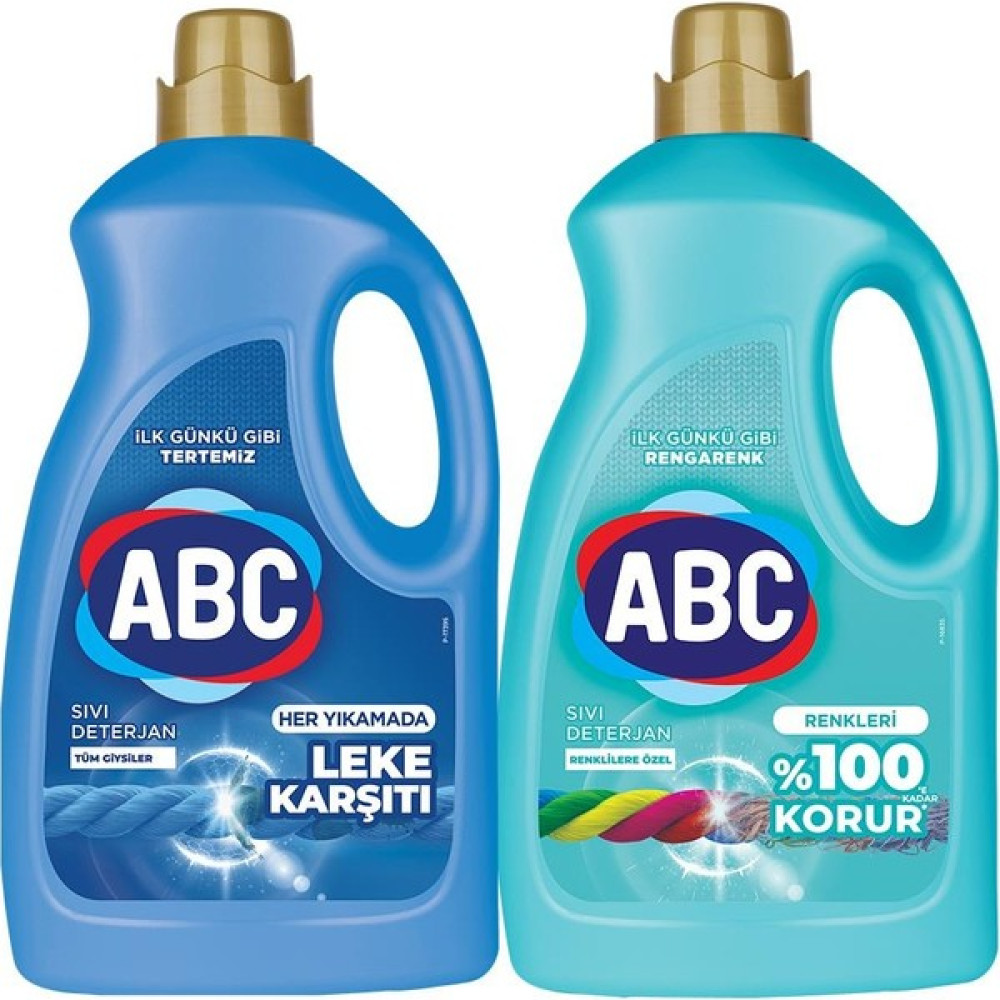 Abc Sıvı Çamaşır Deterjanı Leke Karşıtı& Renkliler 2 Li Çamaşır Deterjanı Fiyatı