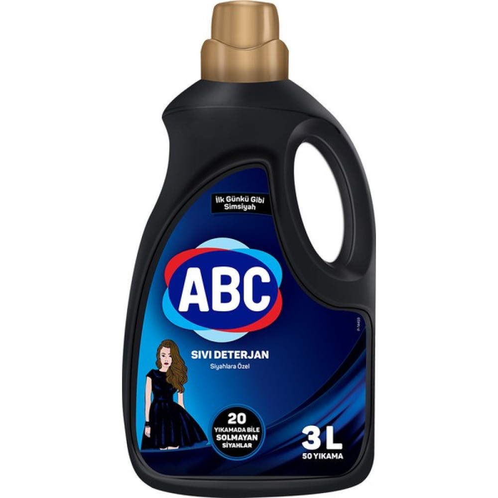 ABC Sıvı Çamaşır Deterjanı Siyahlar 2700ml - 3 lt Çamaşır Deterjanı Fiyatı