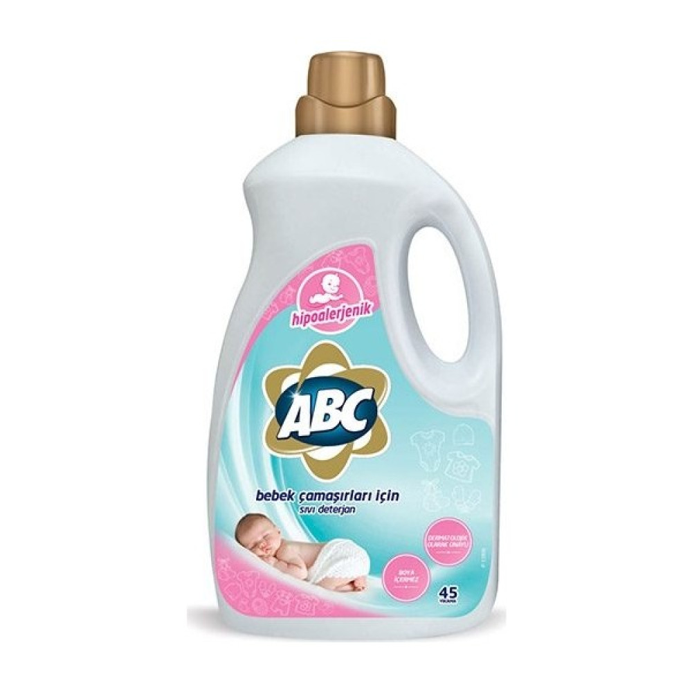 Abc Sıvı Deterjan Bebek Çamaşırları İçin 45 Yıkama 2700 ml Çamaşır Deterjanı Fiyatı