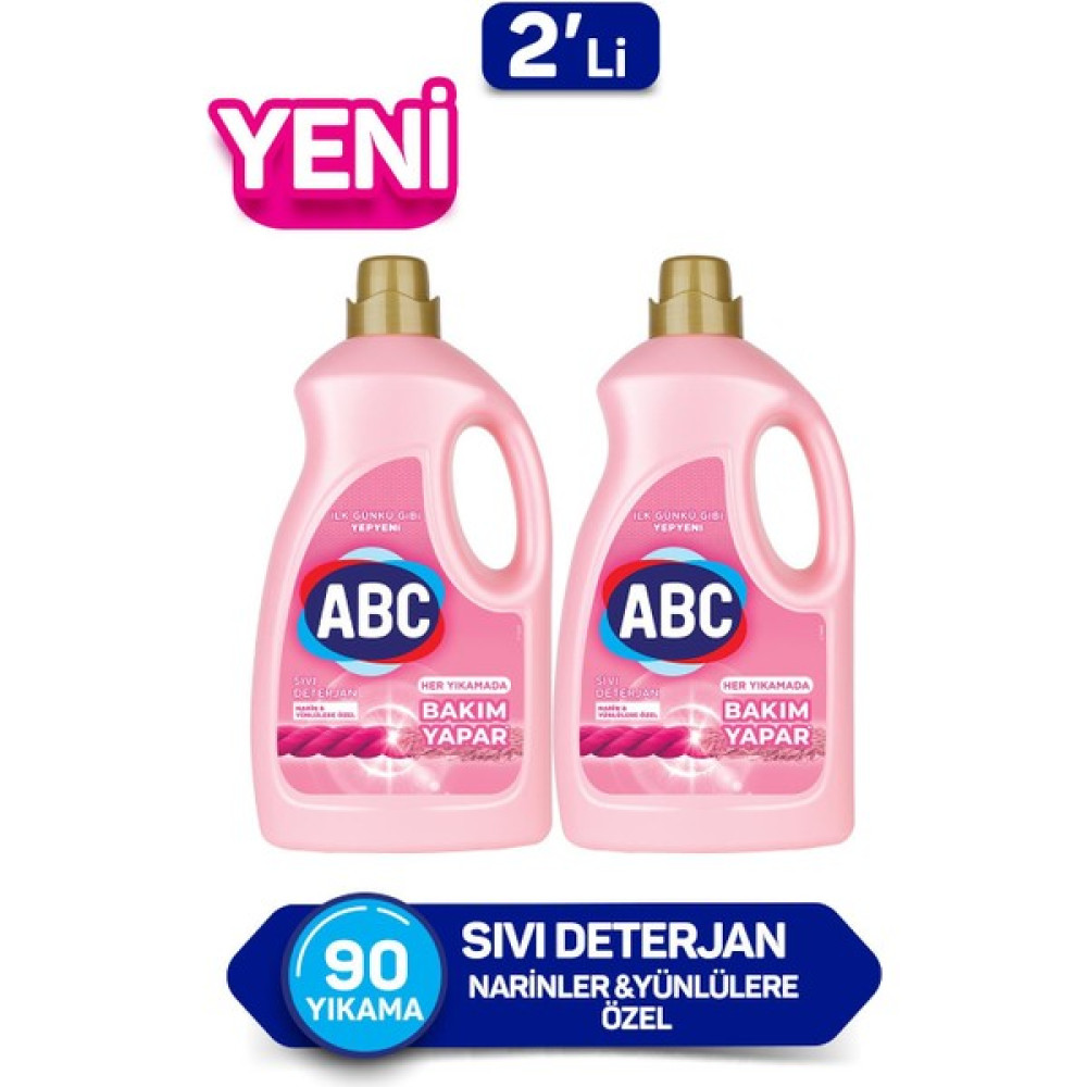 Abc Sıvı Deterjan Narinler 2'li Set Çamaşır Deterjanı Fiyatı