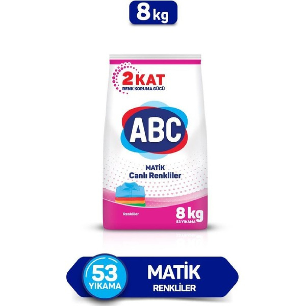 Abc Toz Deterjan Renkliler 8 kg Çamaşır Deterjanı Fiyatı