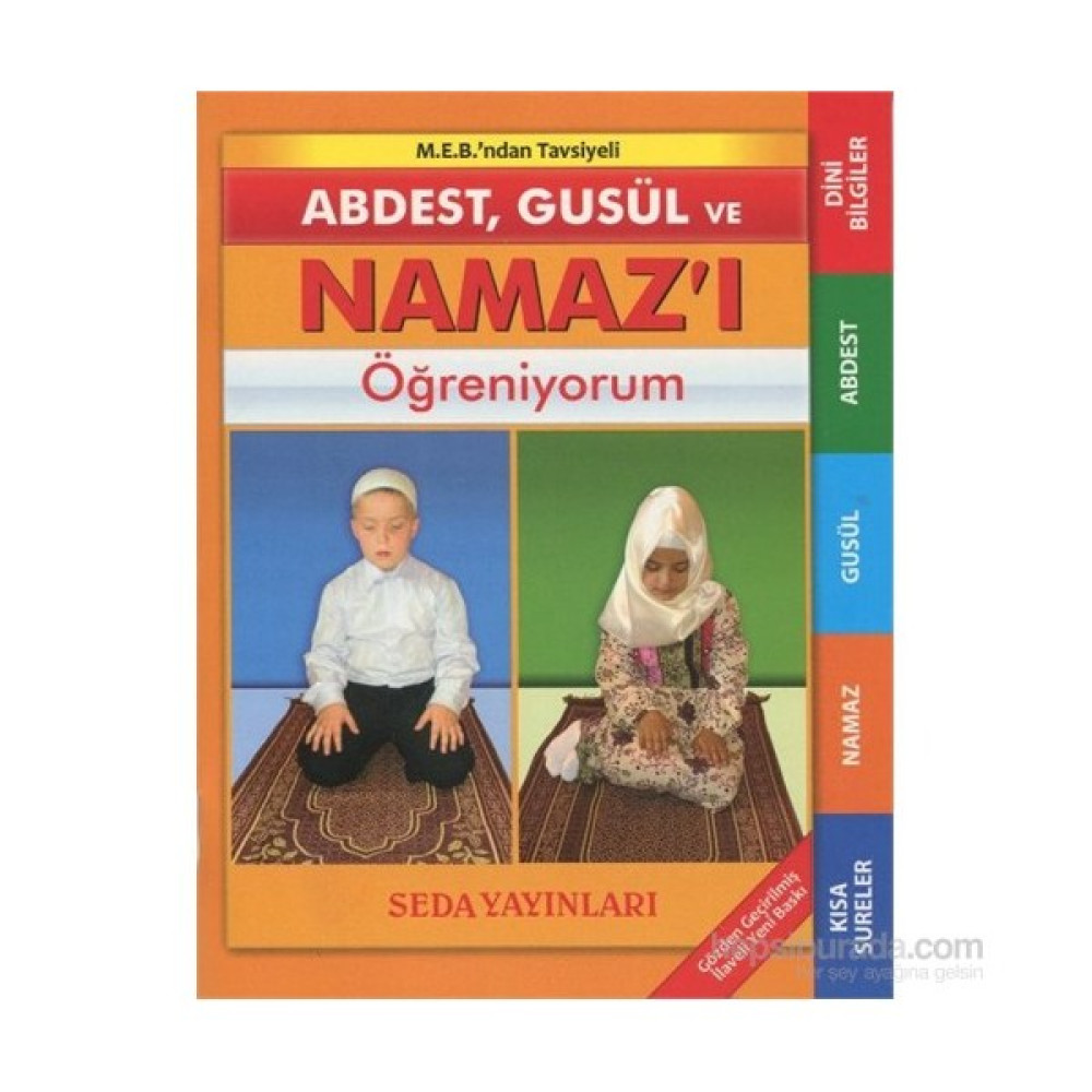Abdest Gusül Ve Namaz’I Öğreniyorum (Çanta Boy, Kod.091)-Abdurrahman Aydın Din Kitapları Fiyatı