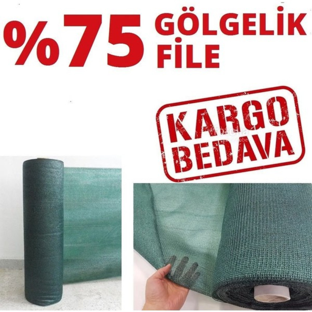 Abdioğulları %75 Gölgelik File 1m x 25M Bahçe Çit Örtüsü Meyve Ağacı Örtüsü Bahçe Dekorasyon & Düzenleme Fiyatı