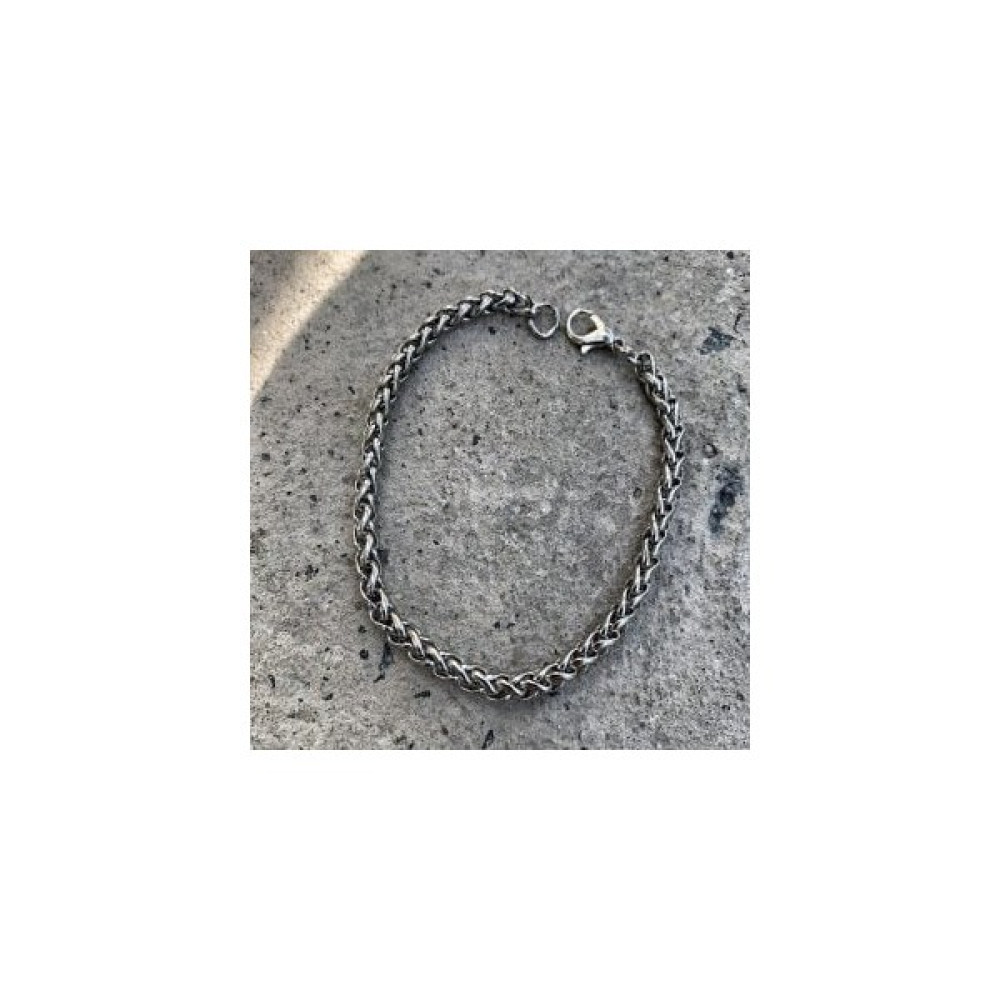 Abelia Boutique Unisex Angelus Model 3mm Kalın Kararmaz Gümüş Bileklik - Gri Saat ve Bileklik Aksesuarı Fiyatı