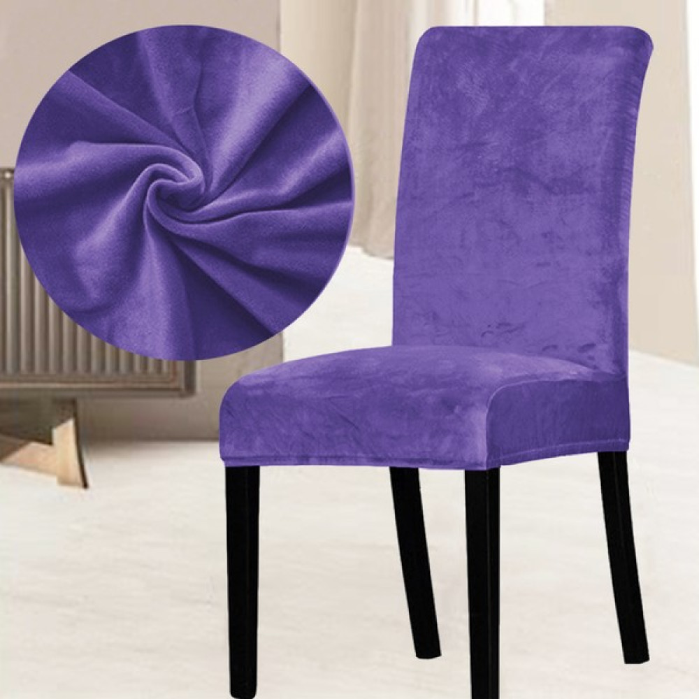 Abeltrade Mat ve Kalın Soft Kadife Kumaş Sandalye Kılıfı Lila Renk - 130 x 170 cm Koltuk & Kanepe Örtüsü Fiyatı