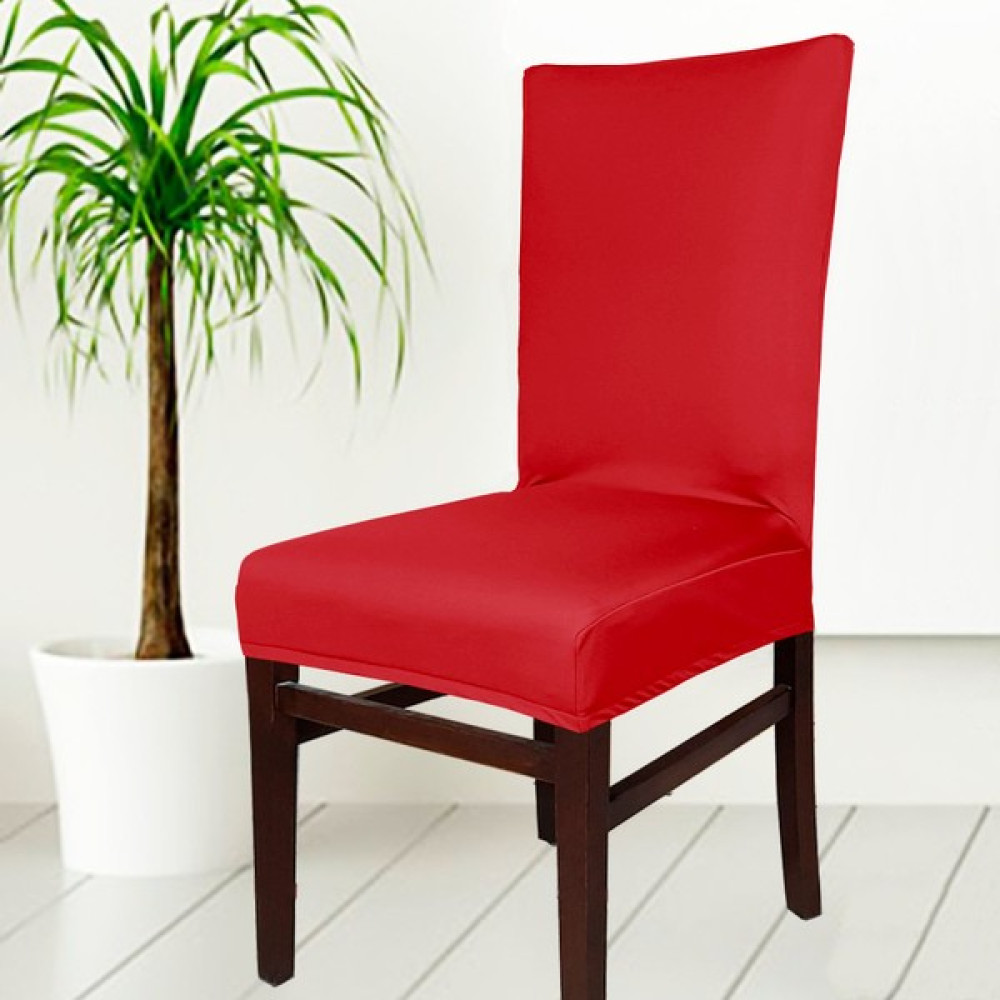 Abeltrade Mikro Likralı Kalın Kumaş Kırmızı Renk Sandalye Kılıfı 6lı - 50 x 70 cm Koltuk & Kanepe Örtüsü Fiyatı