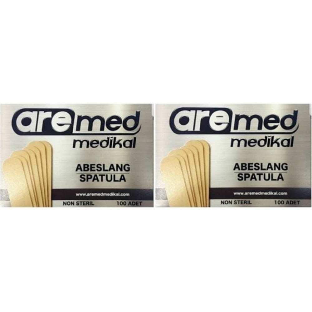 Abeslang Ahşap Dil Çubuğu - Ağda Spatulası 100'LÜ x 2 Adet Okul Malzemeleri Fiyatı