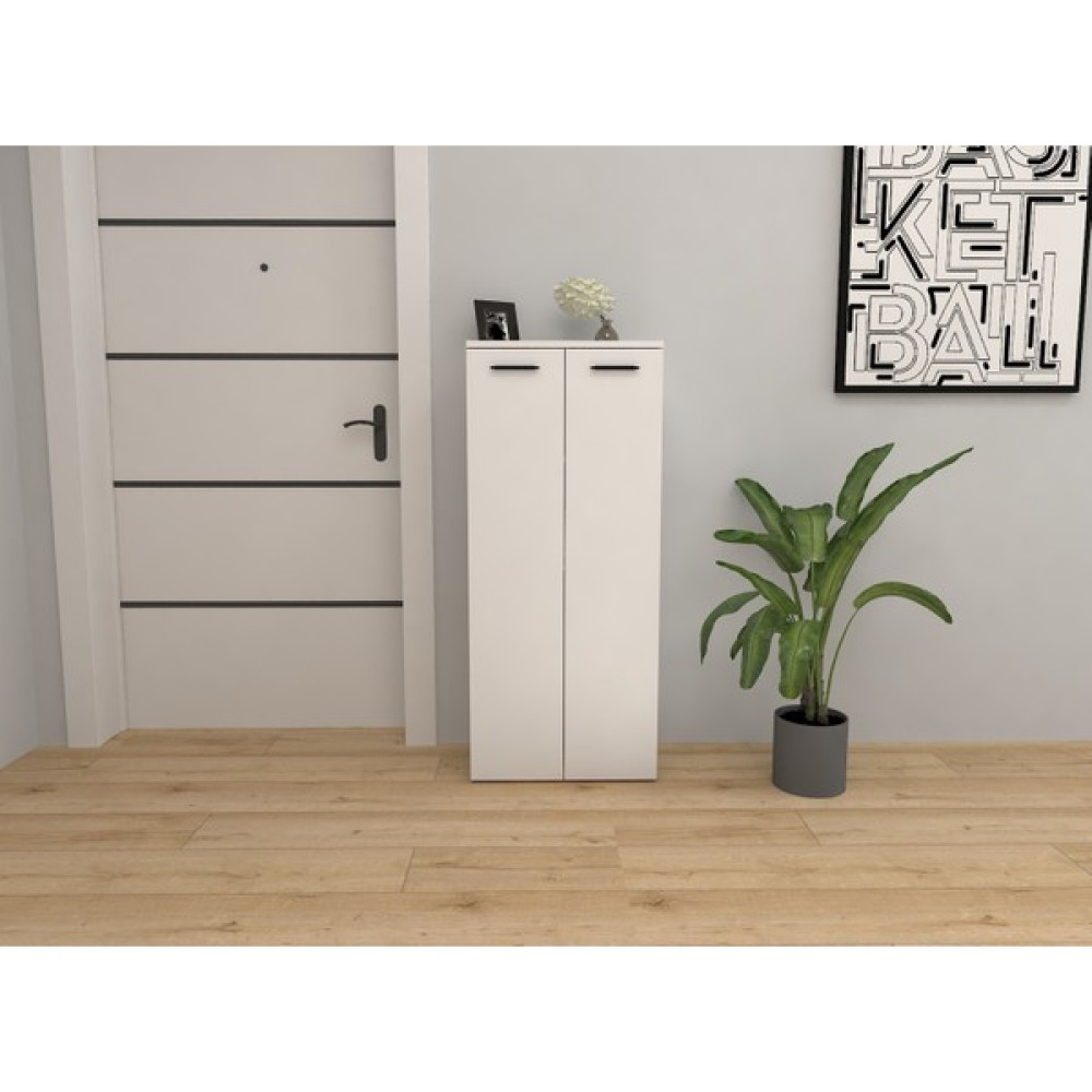 Abete Çok Amaçlı 2 Kapılı Beyaz Dolap Gardrop & Dolap Fiyatı