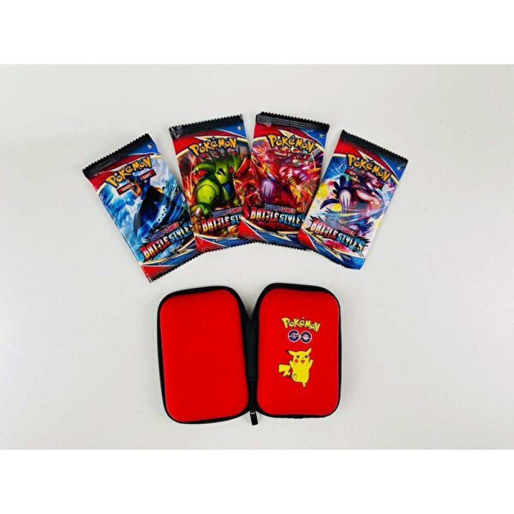 Abetto Pokemon Battle Styles Pokemon Kart Oyun Kartı ve Pokemon Kart Koruma Çantası 4 Paket Bir Arada Oyun Takımları Fiyatı
