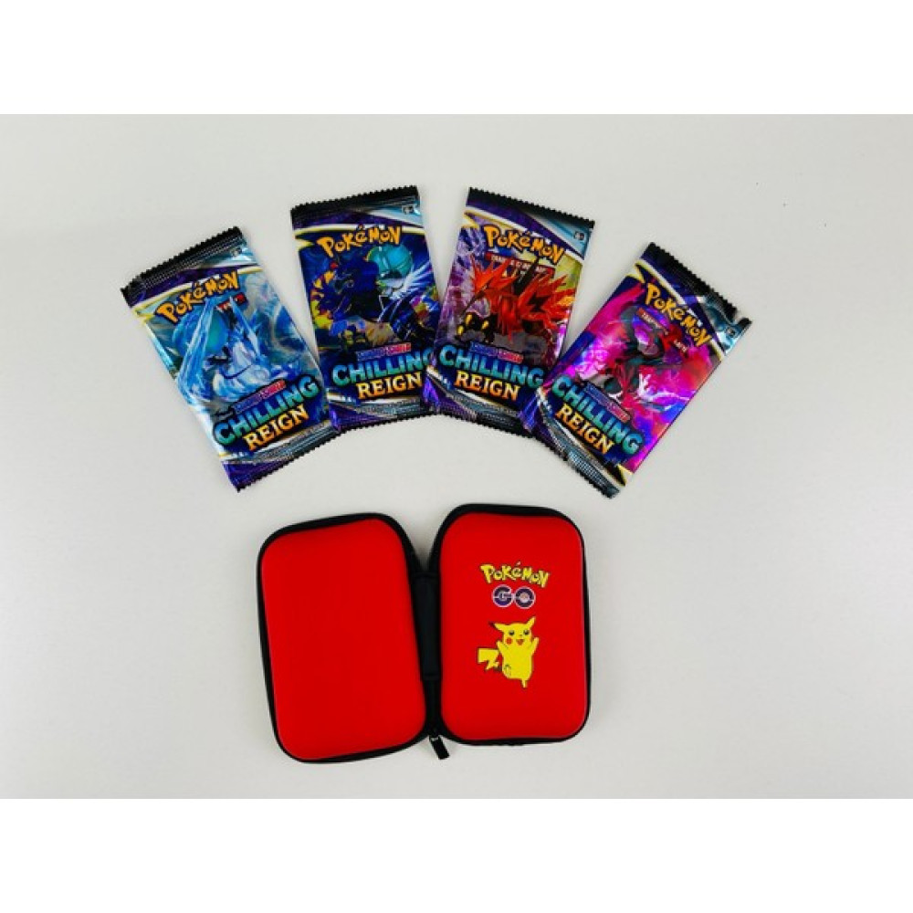 Abetto Pokemon Chıllıng Reıgn Oyun Kartı ve Pokemon Kart Koruma Çantası (4 Paket Bir Arada) Oyun Takımları Fiyatı