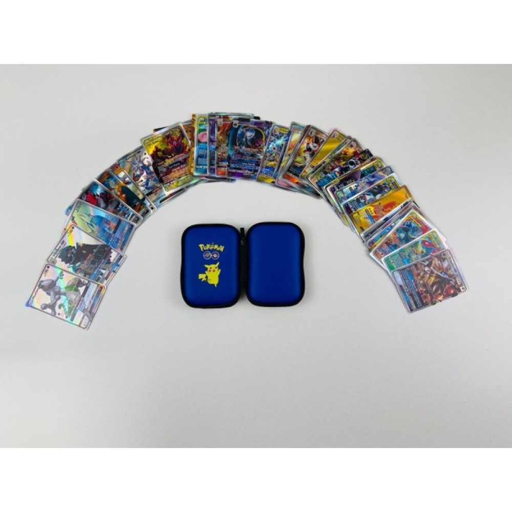 Abetto Pokemon Gx Oyun Kartı 50 Adet Özel Parlak Kart ve Pokemon Kart Koruma Çantası Oyun Takımları Fiyatı