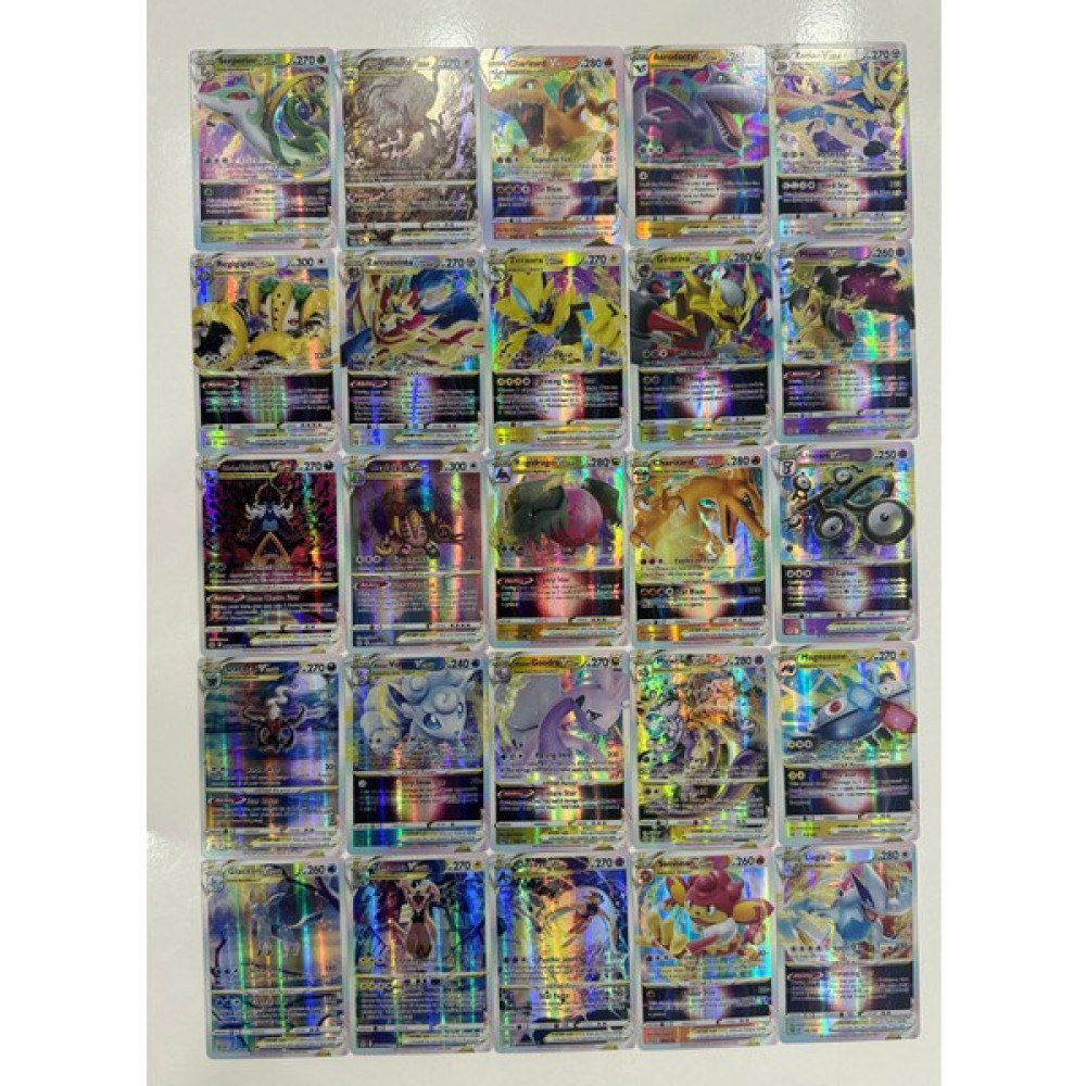 Abetto Pokemon Yeni Seri Vstar Oyun Kartı Özel ve Parlak Kart (25 Adet) Oyun Takımları Fiyatı