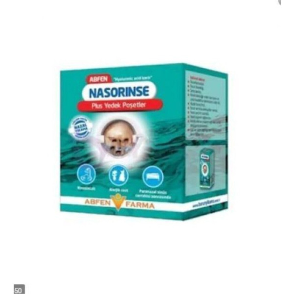 Abfen Farma Abfen Nasorinse Plus Yetişkin Yedek Poşet Burun Aspiratörü Fiyatı
