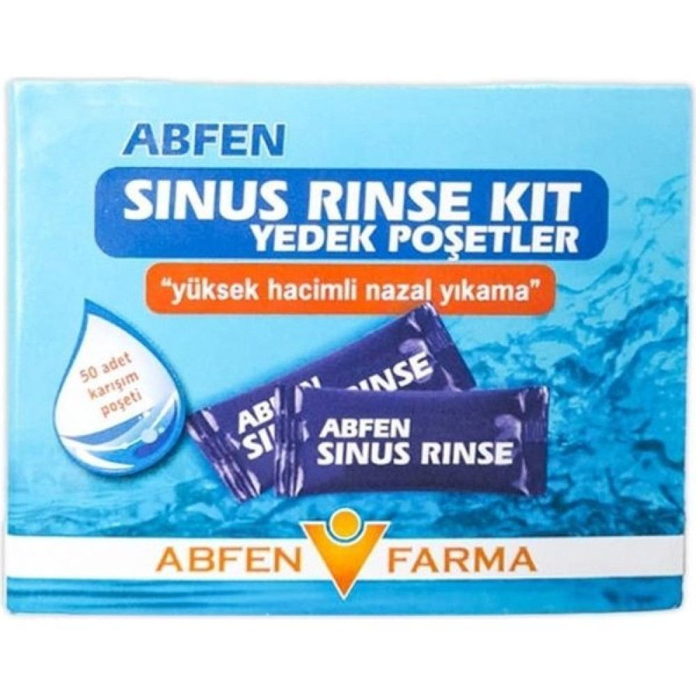 Abfen Farma Abfen Sinus Rinse Kit Yedek Poşetler Yüksek Hacimli Nazal Yıkama 50’li Bebek Bakım Fiyatı