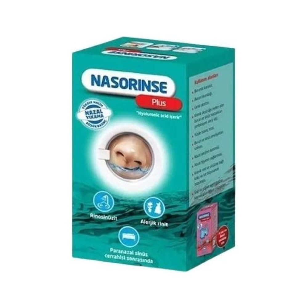 Abfen Farma Nasorinse Plus 25 Adet Karışım Poşeti + 1 Uygulama Şişesi - Renkli Burun Aspiratörü Fiyatı