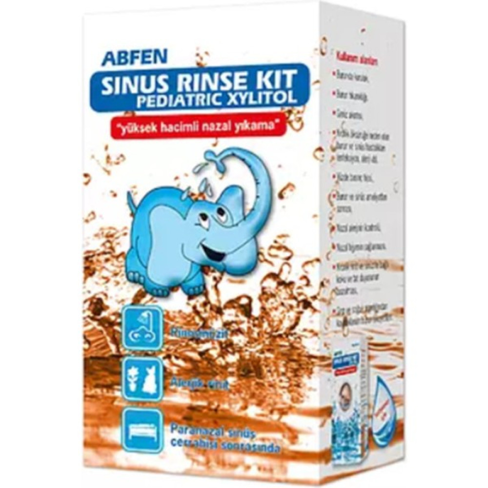 Abfen Sinus Rinse Kit Pediatrik Xylitol | Yüksek Hacimli Nazal Yıkama Kiti Burun Aspiratörü Fiyatı