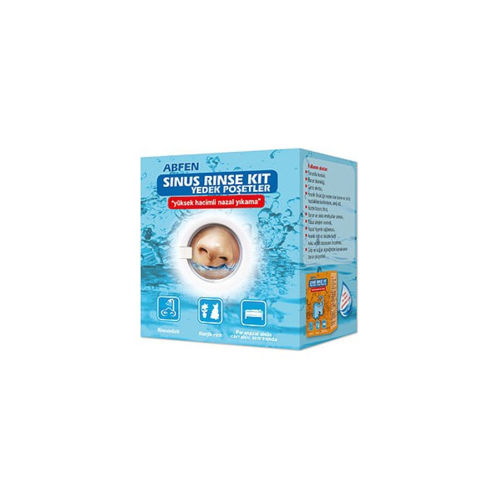 Abfen Sinus Rinse Kit Yedek Poşetler 50 Adet Bebek Bakım Fiyatı