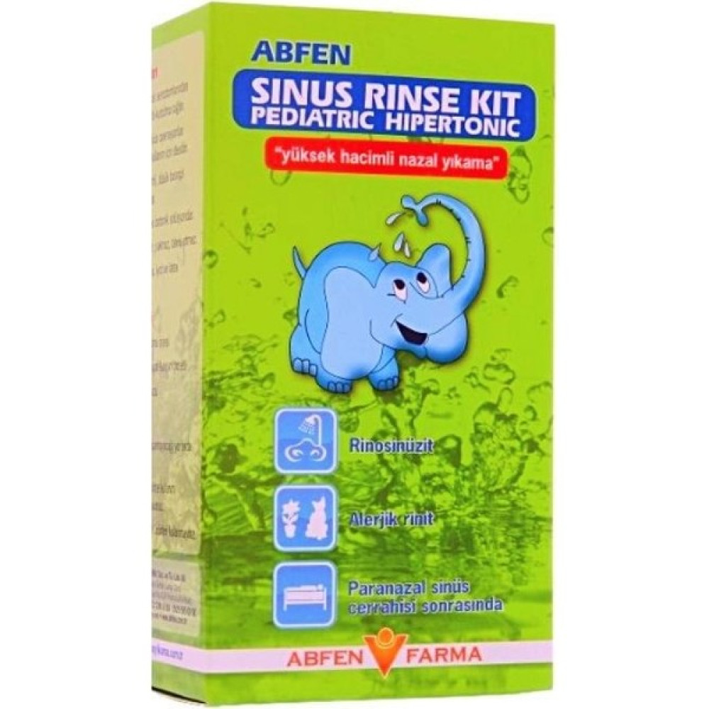 Abfensinus Rinse Kit Pediatric Hipertonic Yüksek Hacimli Nazal Yıkama Bebek Bakım Fiyatı