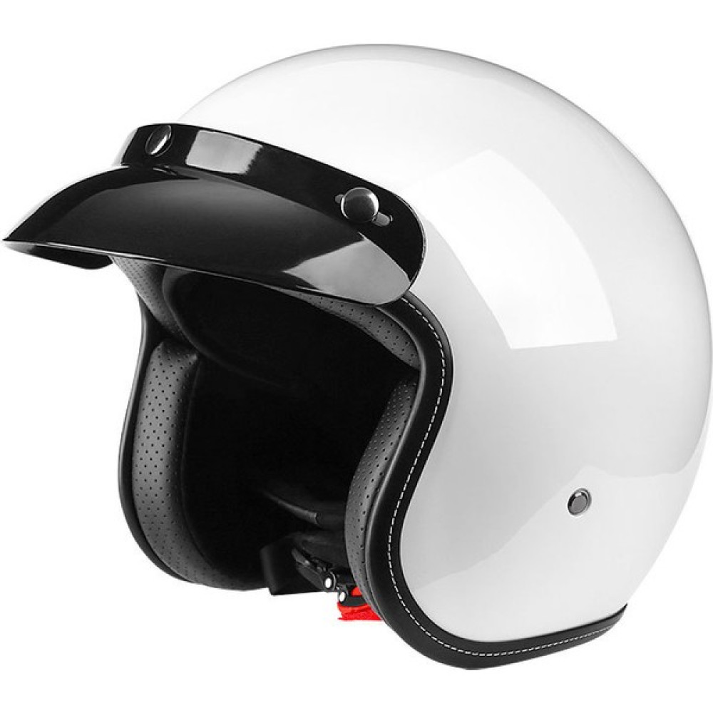 Abia 701 Retro Kask Motosiklet Kaskı Moda Yarım Kask Harley (Yurt Dışından) - Beyaz - 3XL Motorsiklet Kaskları Fiyatı