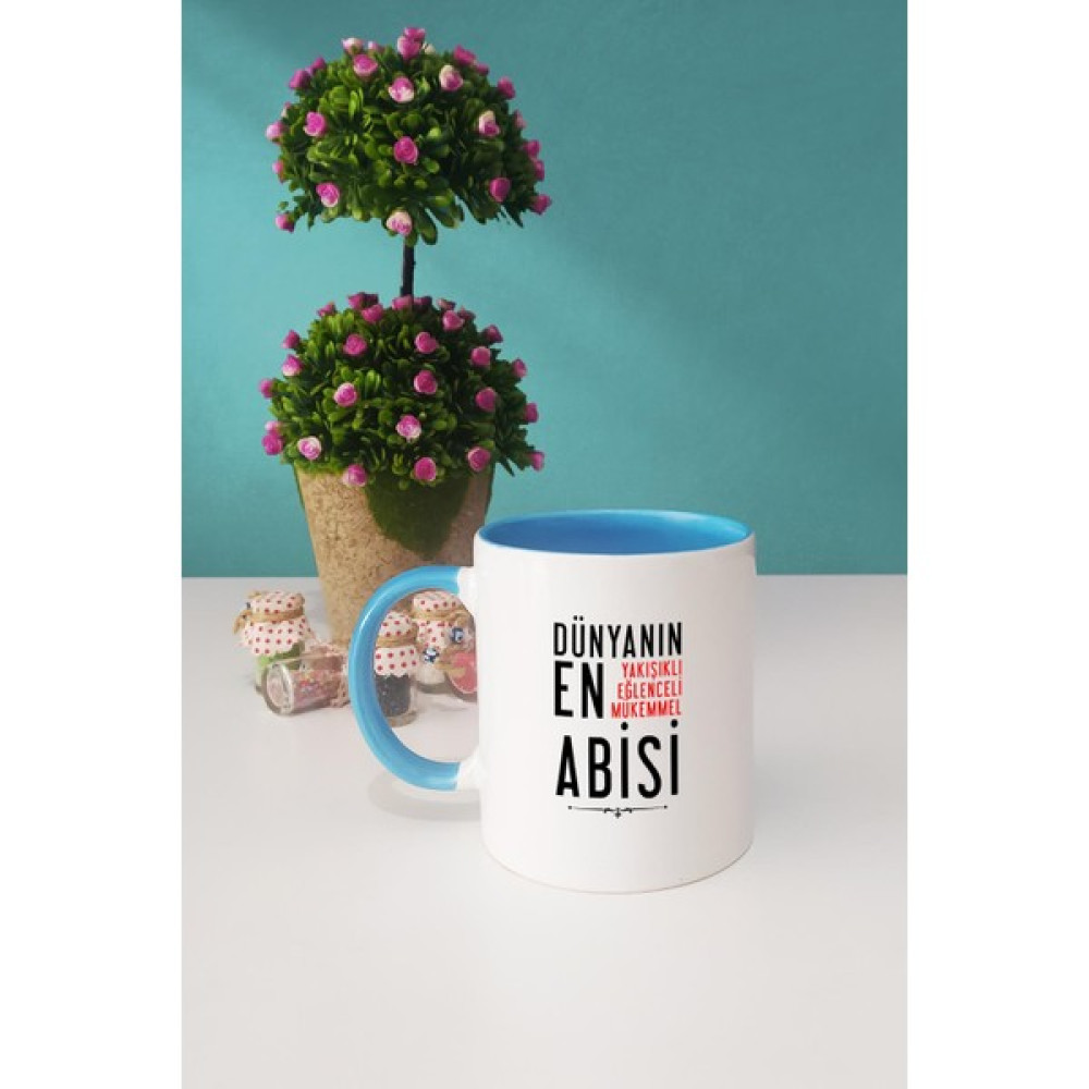 Abiye Hediye Kupa Bardak Mavi - 1 Adet - 300 ml Fincan / Bardak / Kahve Takımı Fiyatı