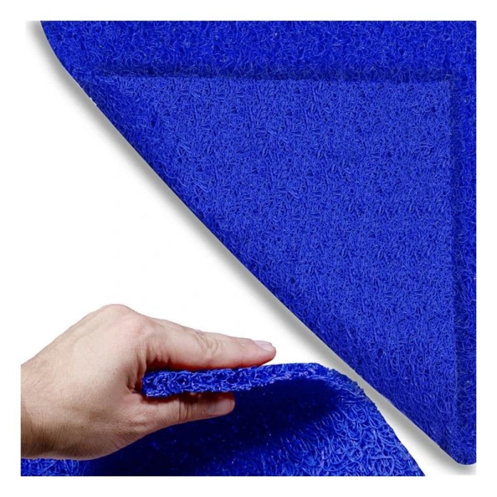 ABK PLASTİK Abk Kıvırcık Mavi Paspas 100 cm Kaymaz Yolluk Kaydırmaz Halı - 100 x 100 cm Dış Mekan & Bahçe Oyuncakları Fiyatı