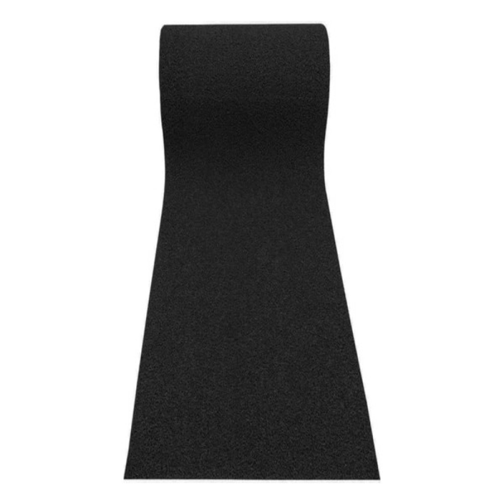 ABK PLASTİK Abk Kıvırcık Siyah Paspas 100 cm Kaymaz Yolluk Kaydırmaz Halı - 100 x 550 cm Dış Mekan & Bahçe Oyuncakları Fiyatı