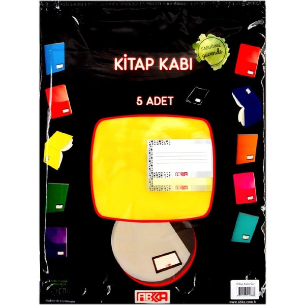 Abka 22.5X28 cm Hazır Kitap Kabı 5 Li Sarı Oto Boyaları Fiyatı