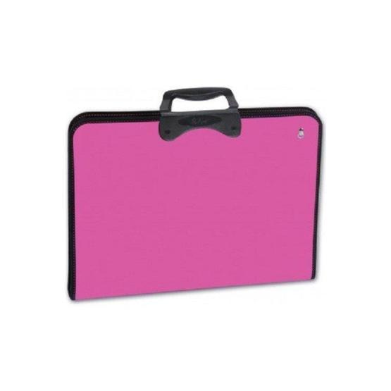 Abka 30126 Pembe Proart 37x54 cm Fermuarlı Resim Proje Çantası