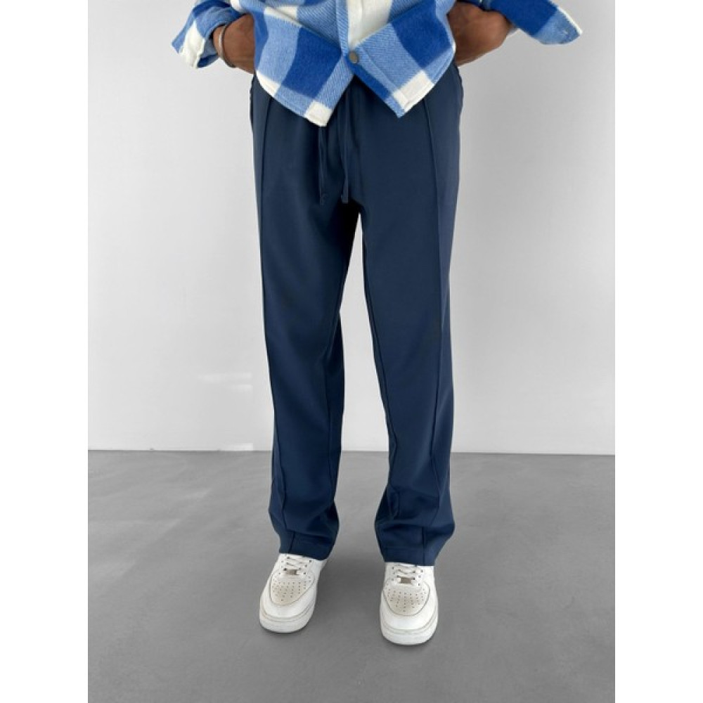 Abluka Online Beli Lastikli Baggy Pantolon Indigo Erkek Pantolon Fiyatı