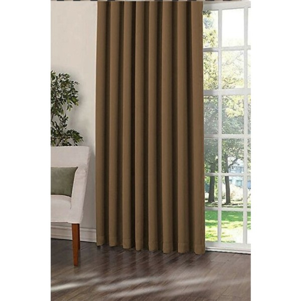 ABM Dekor Blackout Karartma Güneşlik Perde Camel Renk Pilesiz (Düz Dikim) - 50 x 50 cm Güneşlik Fiyatı